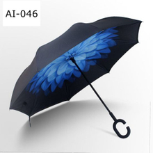 UV Protection Windproof Large Big Straight Car Umbrella with C-Shaped Handle
