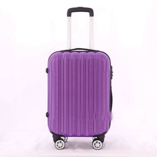 Traving Bag Suitcase Luggage with Wheels Luggage Bag Protector Clear PC Suitcase Protective Case with Black Zipper