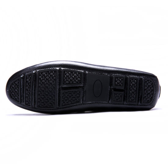 Fashion Brand Handmade Shoes Business Shoes Black Leather Shoe, Square Toe Leather Shoe