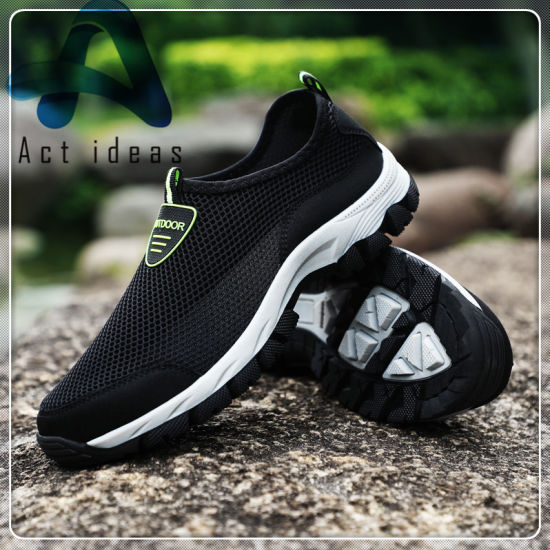 Comfortable Men′s Walking Casual Shoes Fashion Sneakers Mesh Sport Shoes