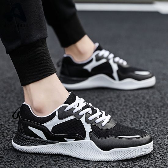 2019 Fashion Leather Man Shoe Sneaker Sport Shoes for Men