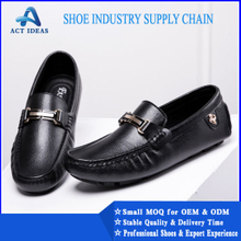Men Cow Leather Slip-on Loafers Genuine Leather Driving Shoes Workplace Business Casual Shoes