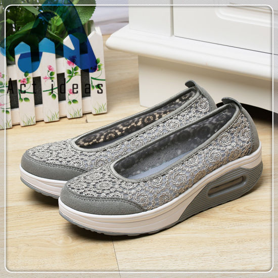 Beautiful Upper Casual Shoes for Lady 2018 Factory Supply OEM