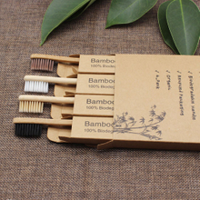 Eco-Friendly Natural Bamboo Toothbrush Organic BPA Free Durable with Ergonomic Handle