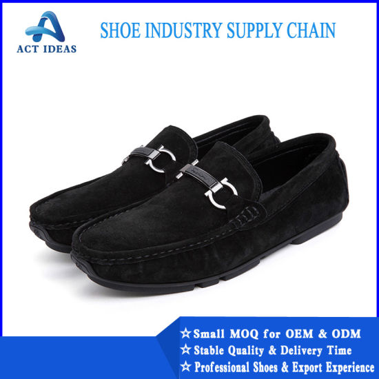 Factory Cheap Good Quality Casual Shoes Leather Artificial Leather Men Casual Shoes Leather