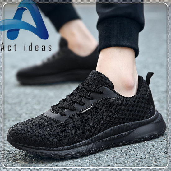 Men′s New Style Casual Fly Woven Breathable Mesh Cloth Shoes